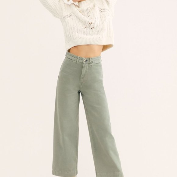 Free People Pants - NWT Free People Sage Patti Crop Pants 31